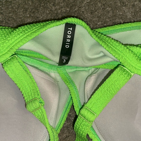 Torrid Textured Strappy Bathing Suit Size 3 - Picture 3 of 6